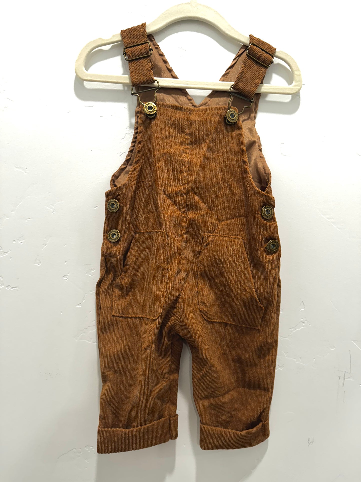 Camel Corduroy Overalls