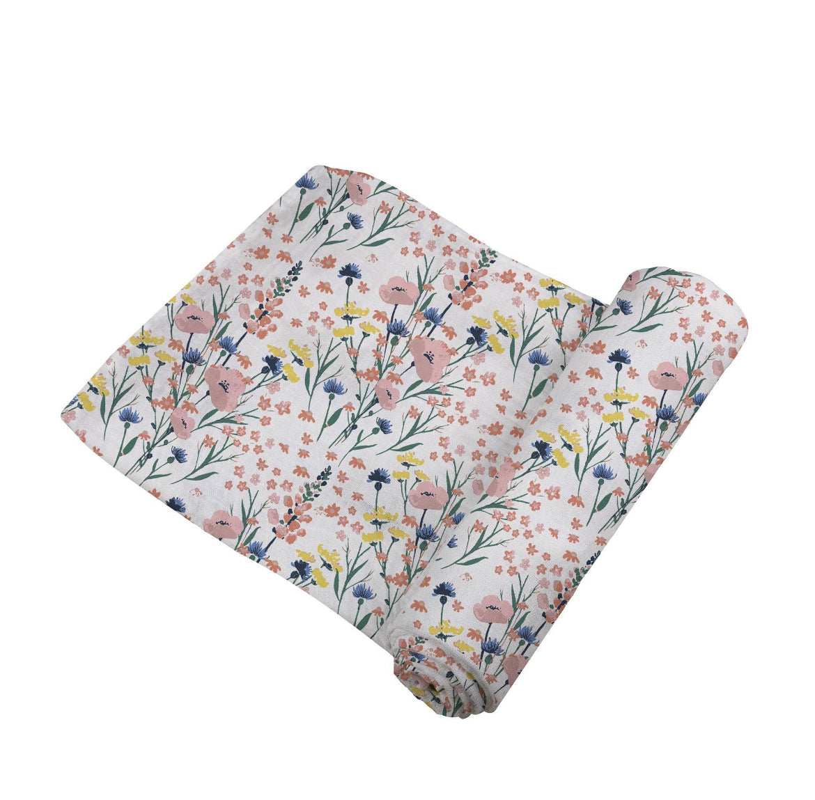 floral bamboo swaddle