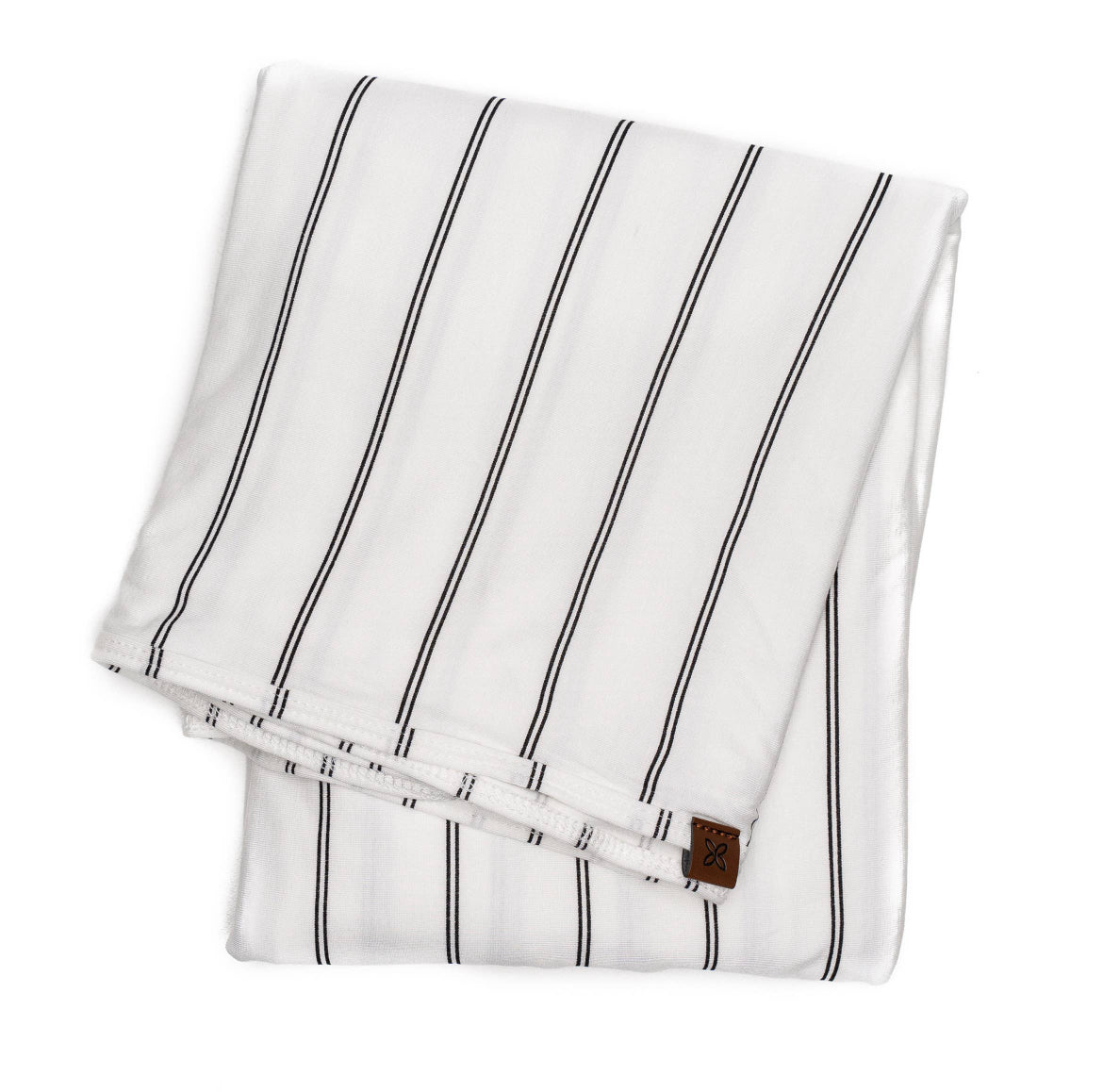 striped bamboo swaddle