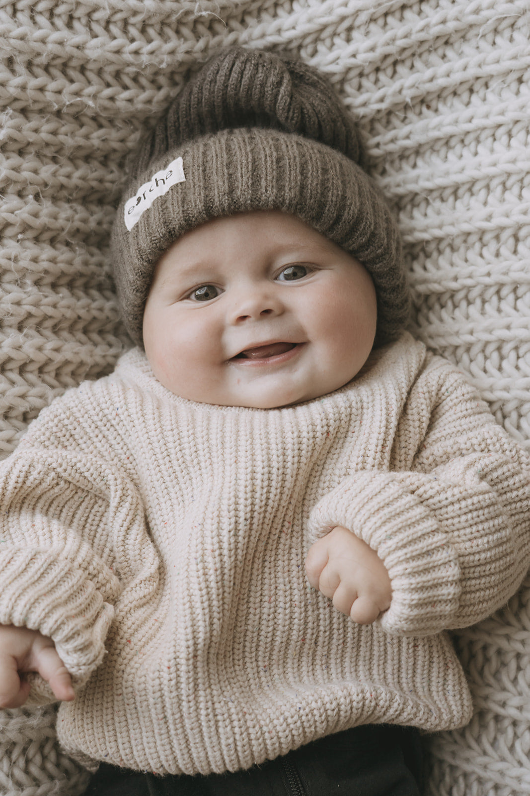 baby knit beanie