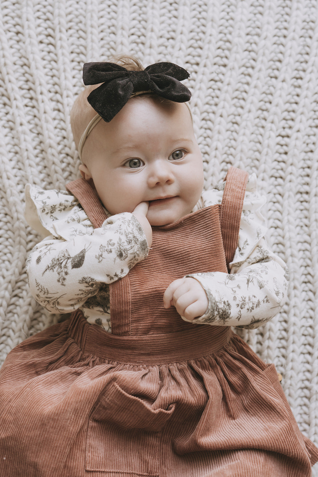 brown pinafore dress