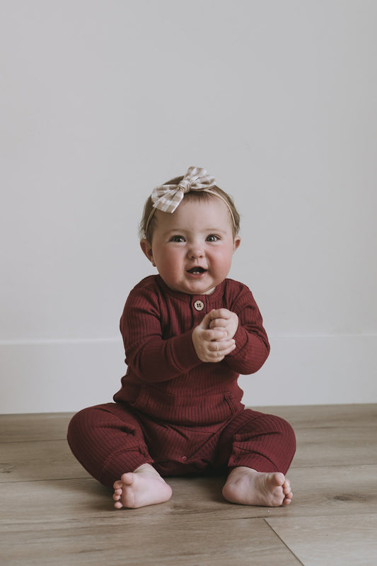 Ribbed playsuit