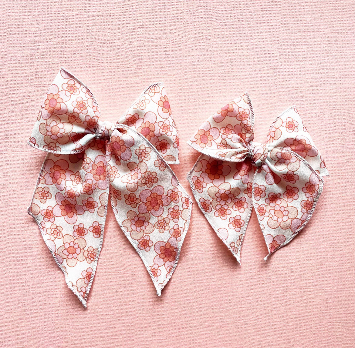 Pink Dream Floral Bow